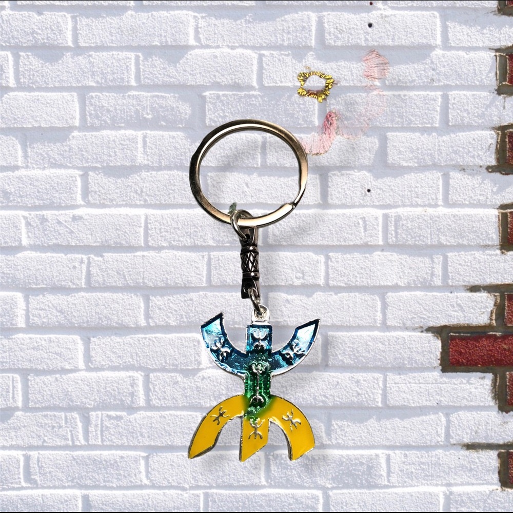 Dog keychain pursecharm multicolored